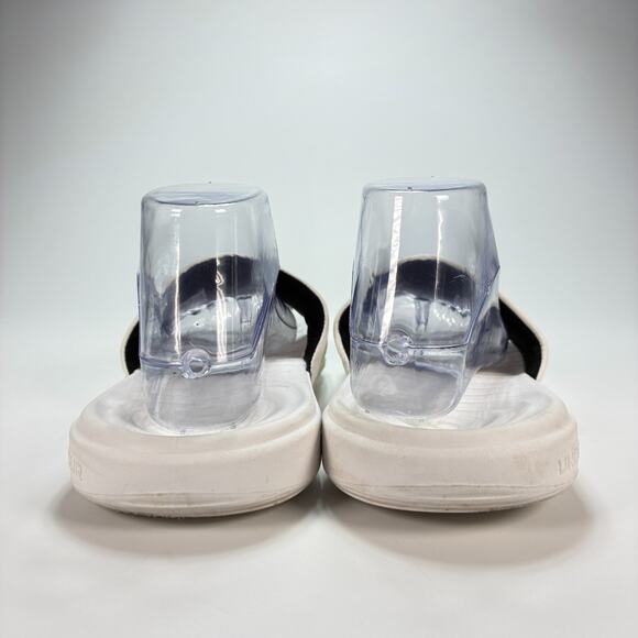 Under Armour White Memory Foam Athletic Slip On Slides Sandals Women's Size 9 - Picture 5 of 9